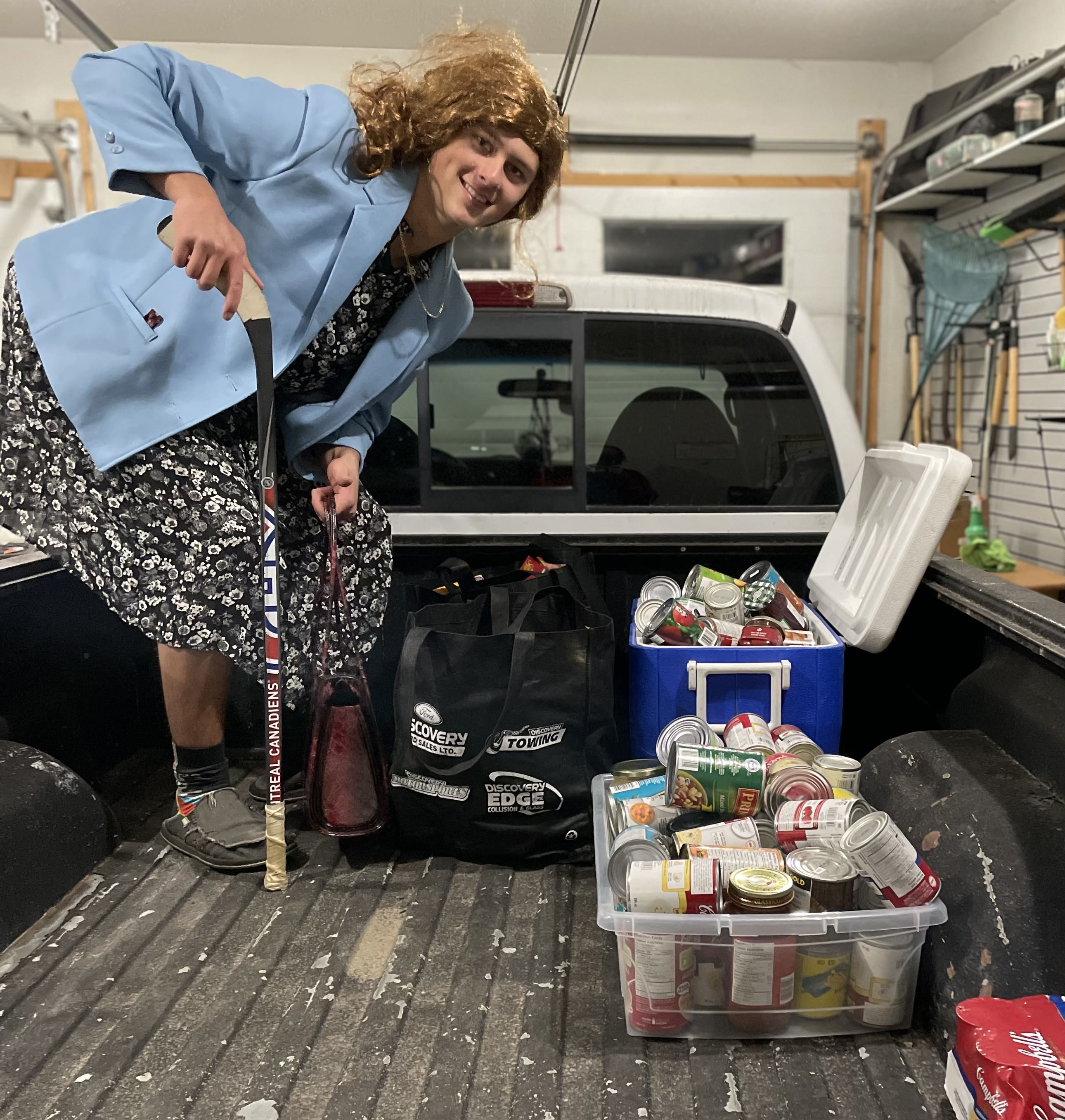 St. Peter's College Student Government gathering the goods for